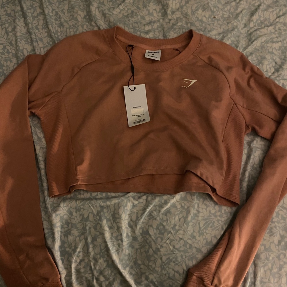 Dusty pink long sleeve top